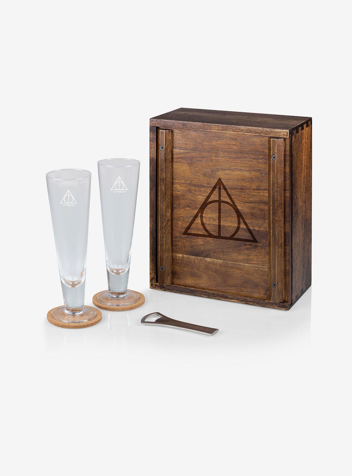 Harry Potter Deathly Hallows Beverage Glass Set