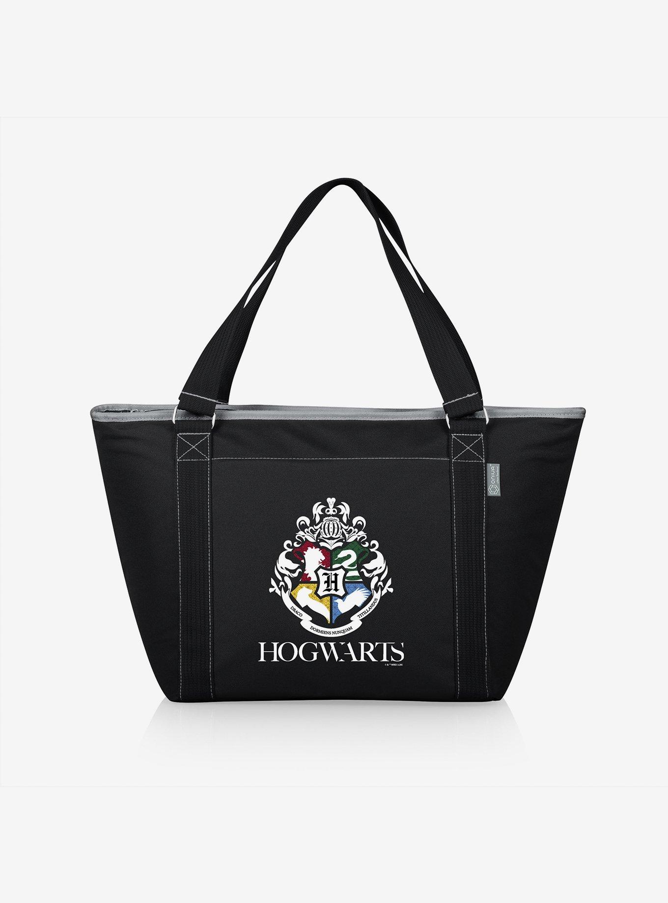 Harry Potter Hogwarts Crest Cooler Tote Black, , hi-res