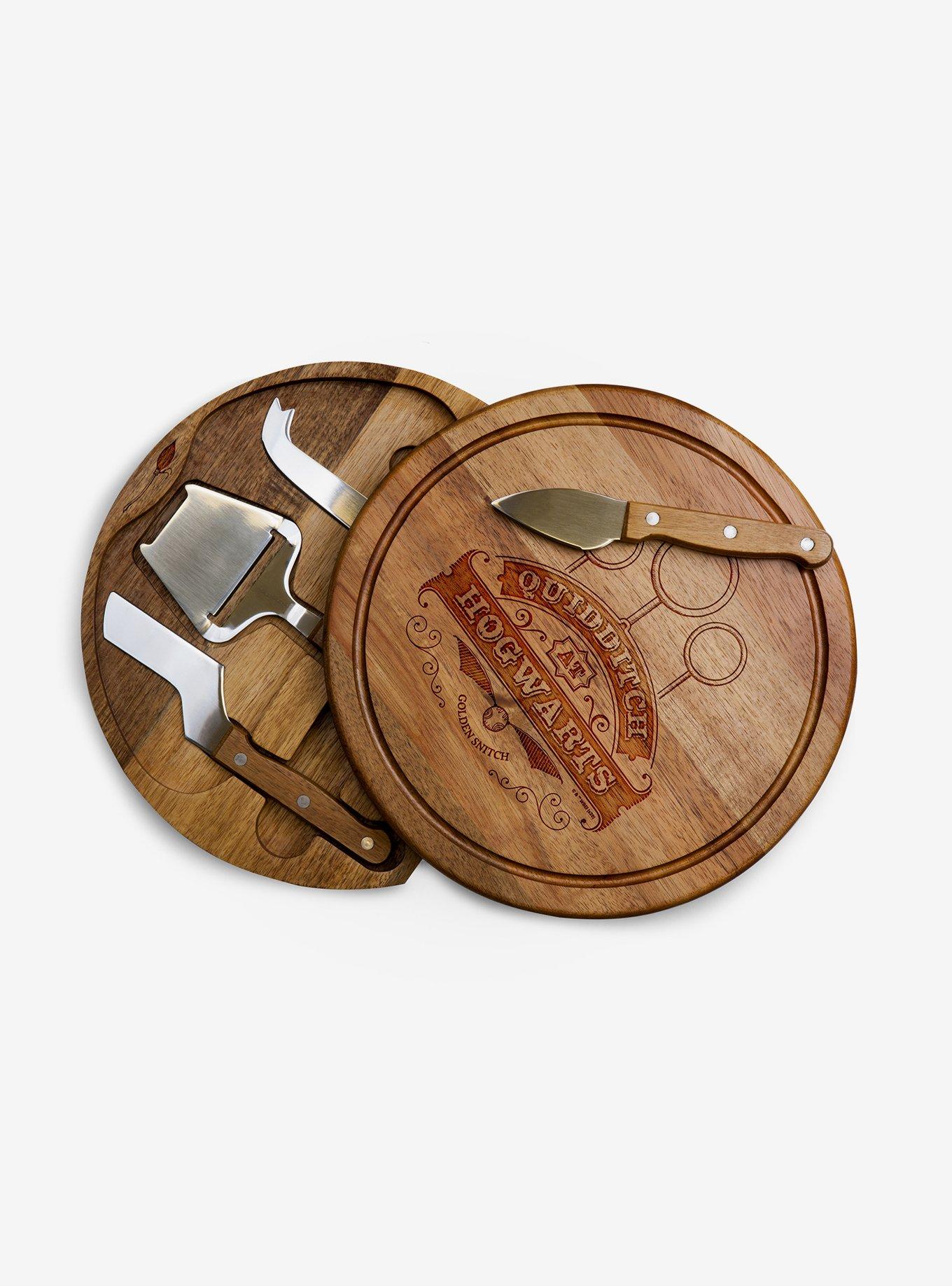 Harry Potter Quidditch Acacia Cheese Board & Tools Set, , hi-res