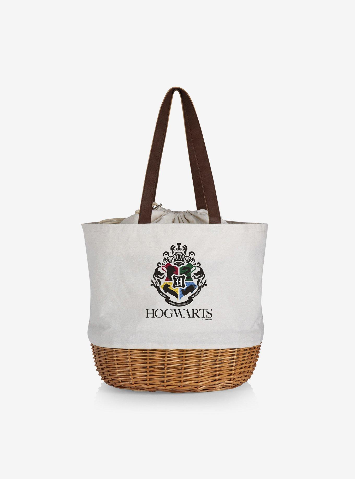 Harry Potter Hogwarts Canvas Willow Basket Tote, , hi-res