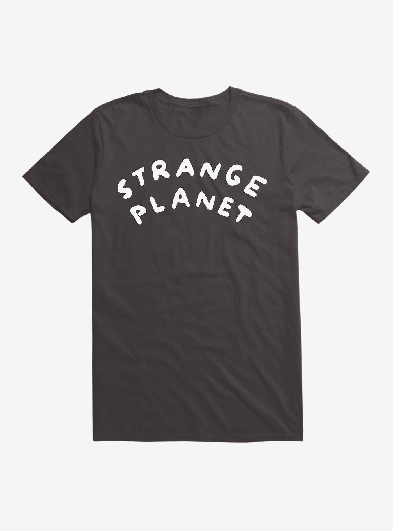 Strange Planet Logo T-Shirt, BLACK, hi-res