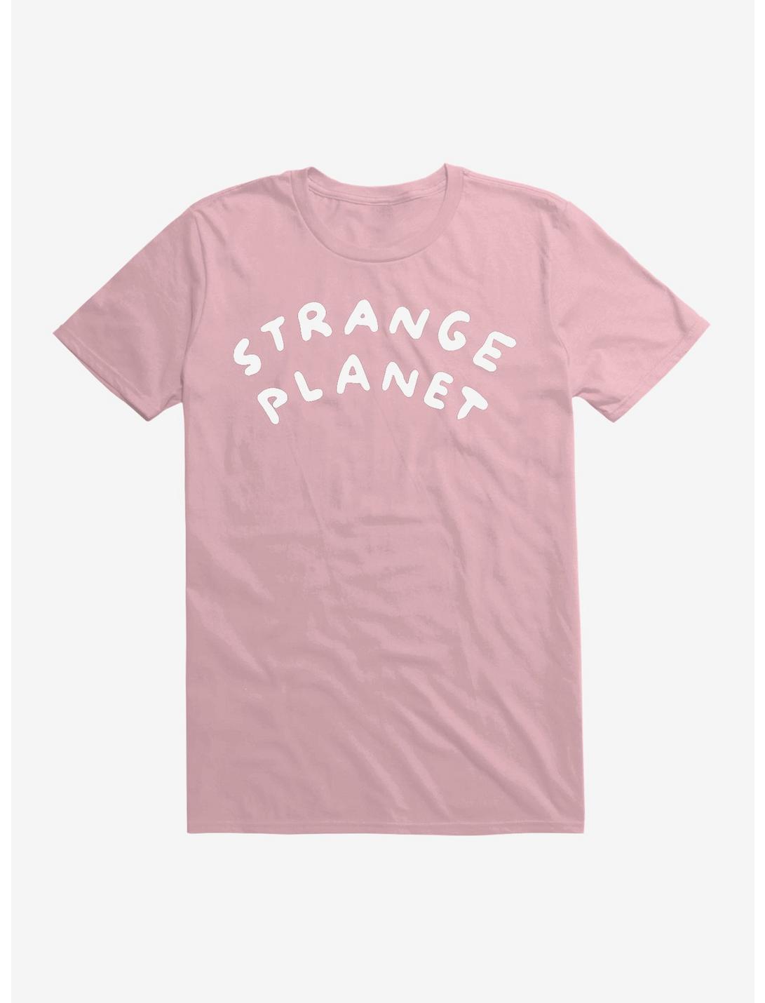 Strange Planet Logo T-Shirt, LIGHT PINK, hi-res