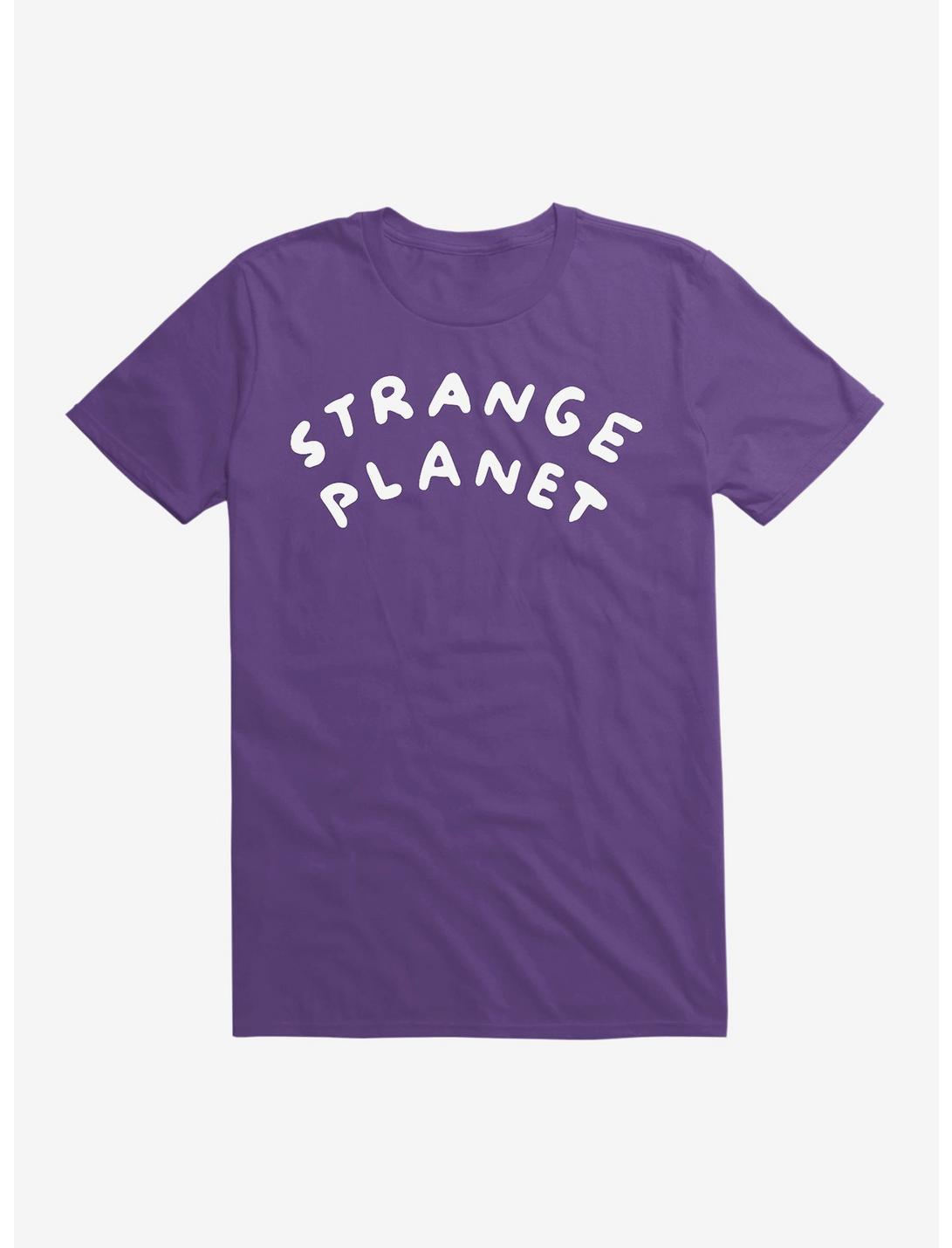 Strange Planet Logo T-Shirt, PURPLE, hi-res