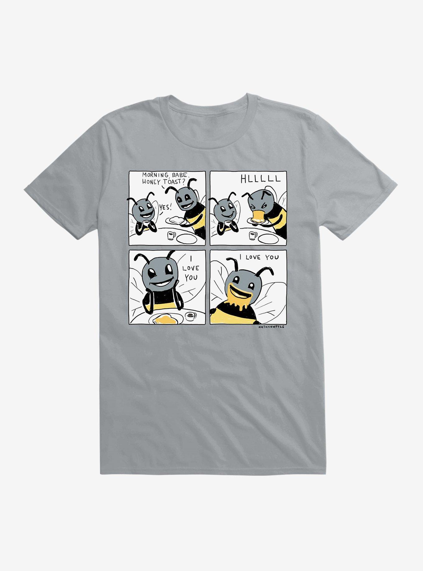 Honey T-Shirt, SILVER, hi-res