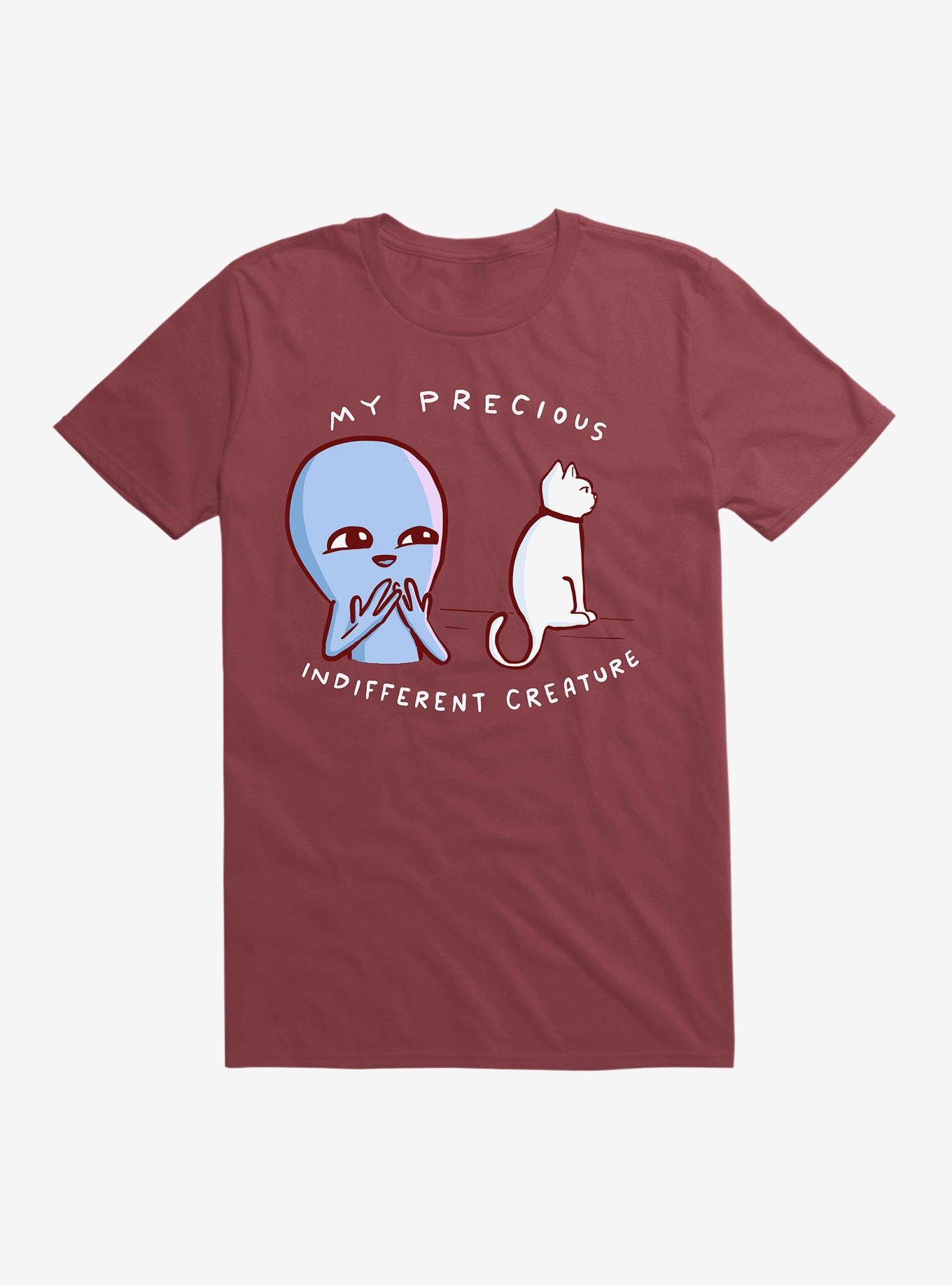 Strange Planet My Precious Indifferent Creature T-Shirt, SCARLET, hi-res