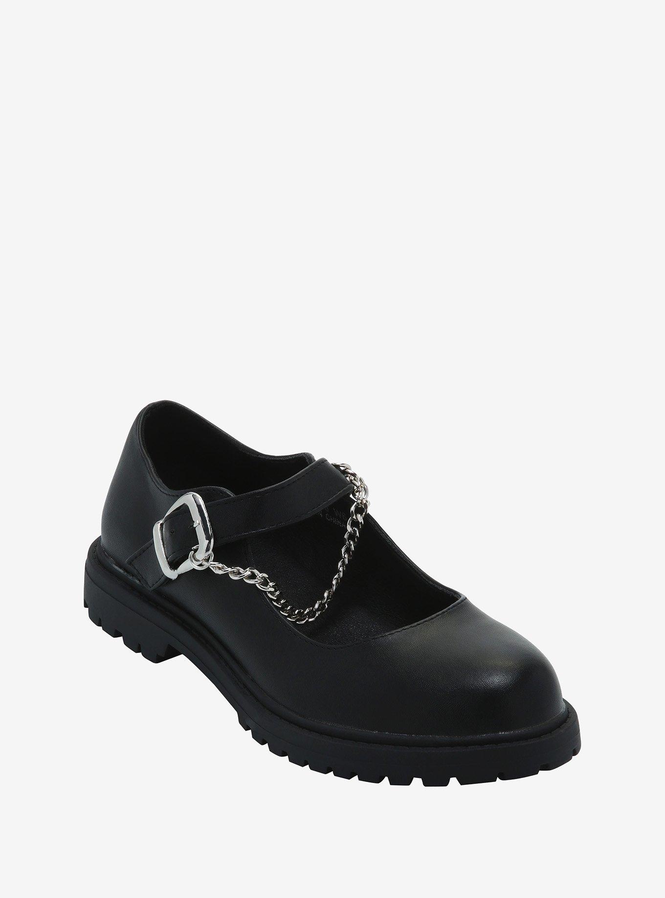 Black Chain Mary Janes, MULTI, hi-res