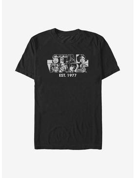 Star Wars Logo Faces T-Shirt, , hi-res