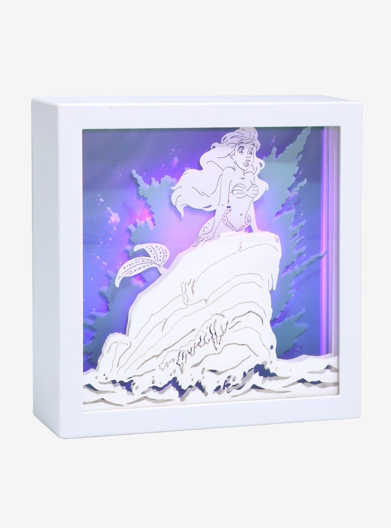 Disney The Little Mermaid Ariel on Rock Diorama Scene Light Box, , hi-res