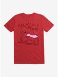 Strange Planet Marvelous Being T-Shirt, RED, hi-res