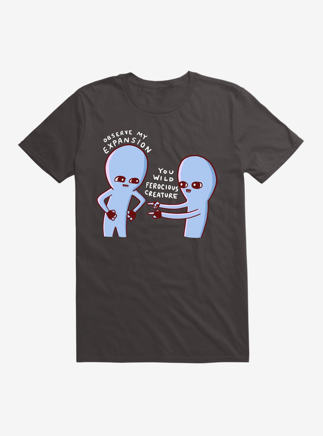 Strange Planet Observe My Expansion T-Shirt, BLACK, hi-res