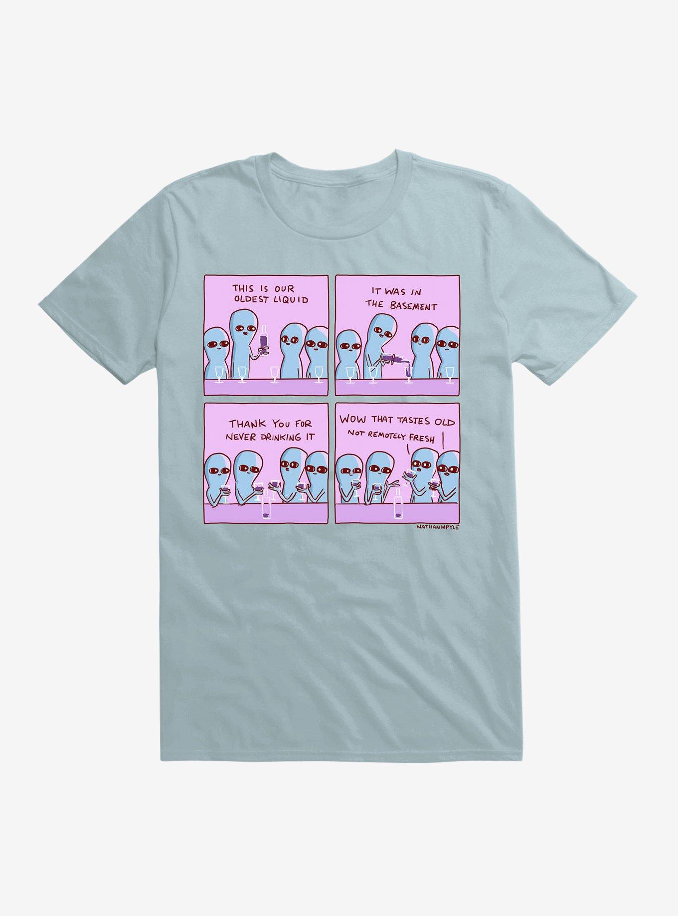 Strange Planet This Is Oldest Liquid T-Shirt, LIGHT BLUE, hi-res