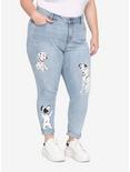Disney 101 Dalmatians Mom Jeans Plus Size, MULTI, hi-res