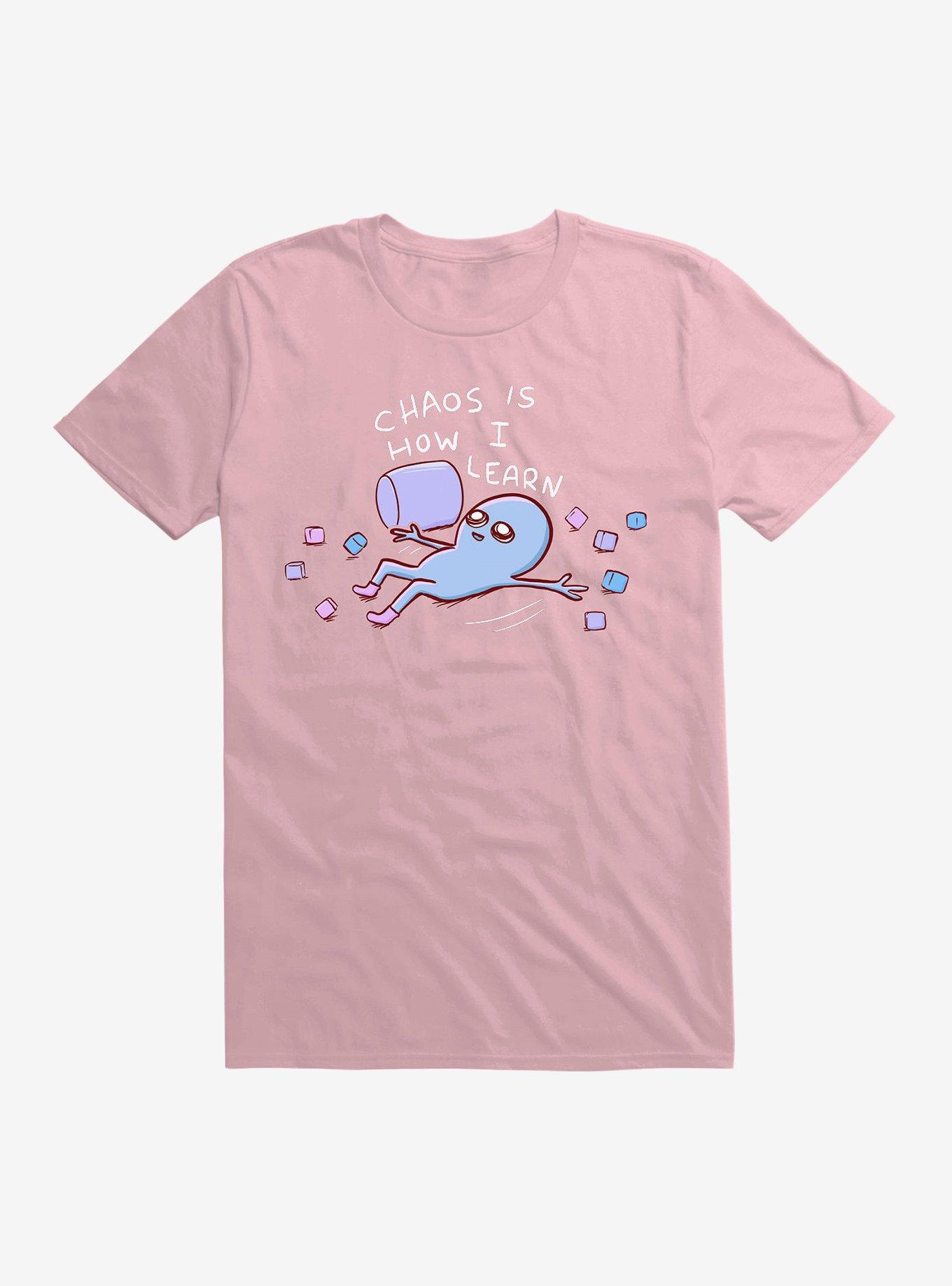 Strange Planet Chaos Is How I Learn T-Shirt, LIGHT PINK, hi-res