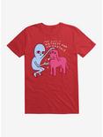 Strange Planet Wetness And Friendship T-Shirt, RED, hi-res