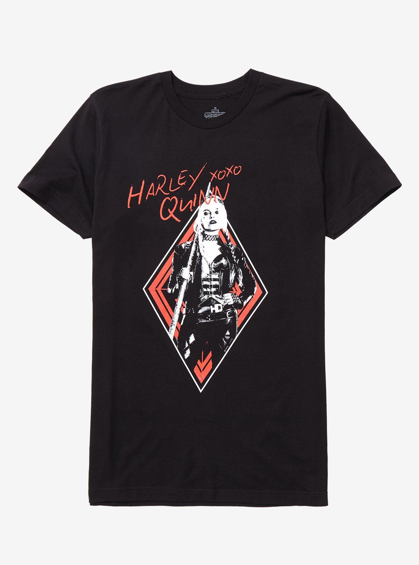 DC Comics The Suicide Squad Harley Quinn Live Fast Die Clown T-Shirt, BLACK, hi-res