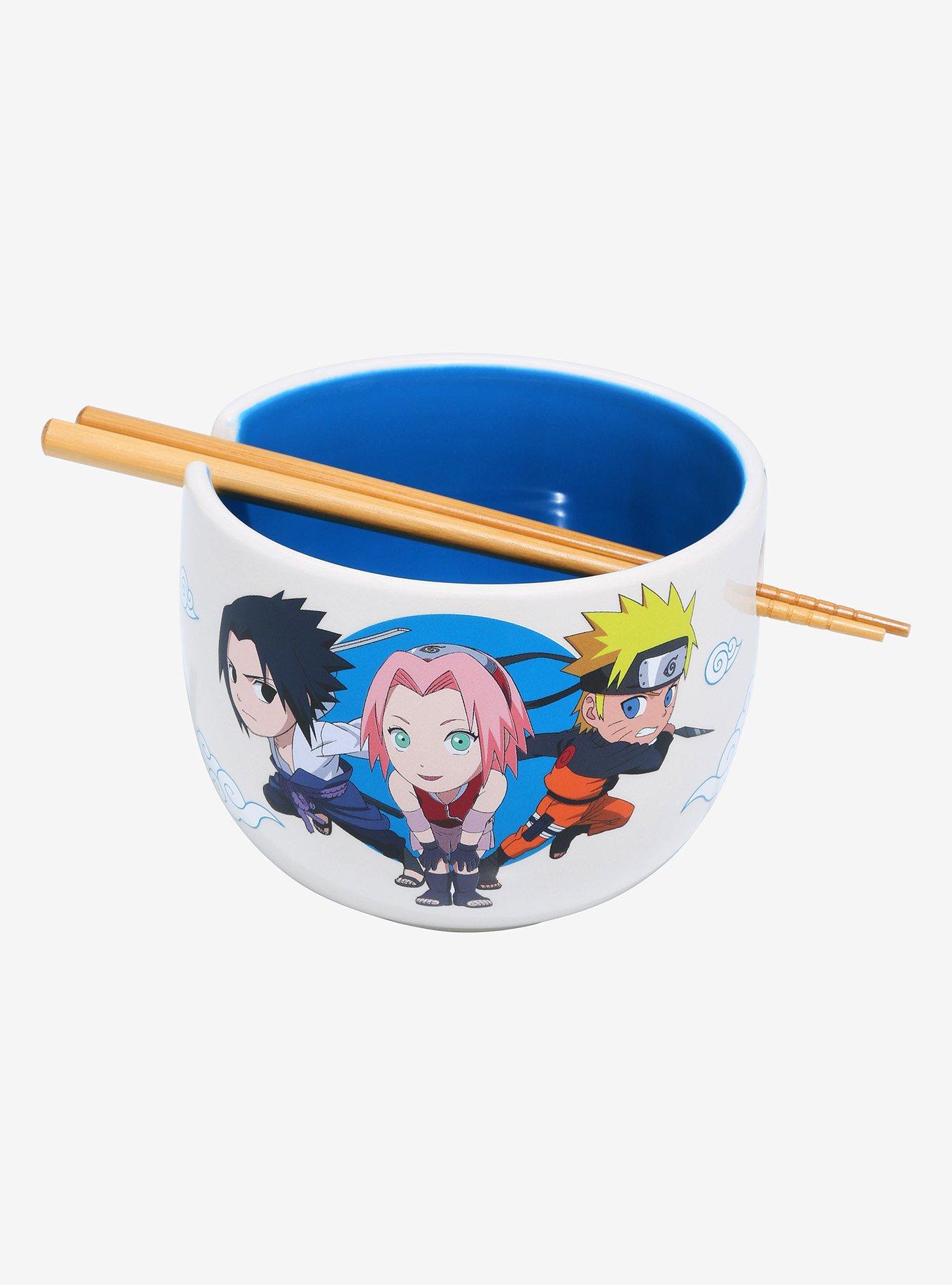 Naruto Shippuden Chibi Team 7 Ramen Bowl with Chopsticks, , hi-res