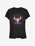 Disney Stitch Ohana Means Family Rainbow Pride T-Shirt, BLACK, hi-res