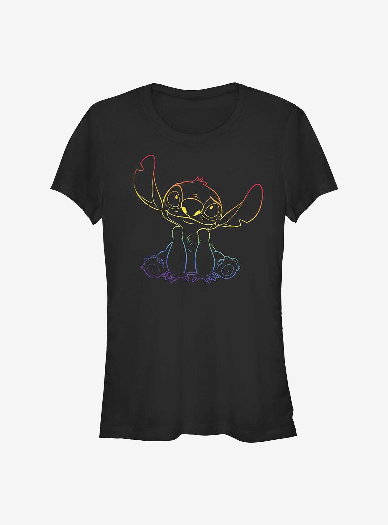Disney Stitch Rainbow Pride T-Shirt