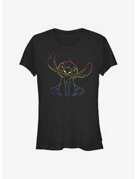 Disney Stitch Rainbow Pride Stitch T-Shirt, , hi-res