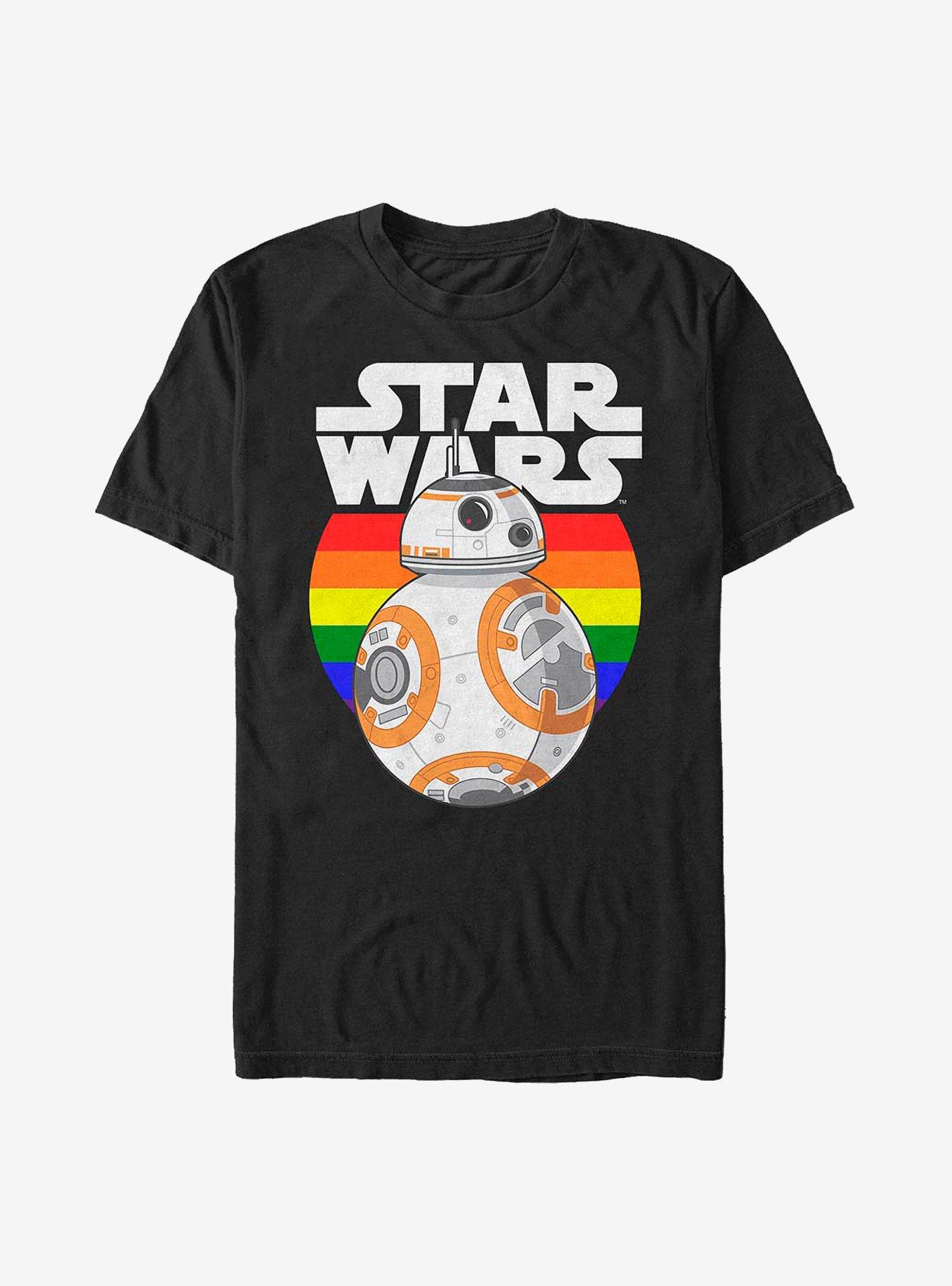 Star Wars Pride Rainbow Circle T-Shirt, , hi-res