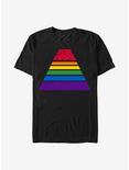 Star Wars Pride Rainbow Perspective T-Shirt, BLACK, hi-res