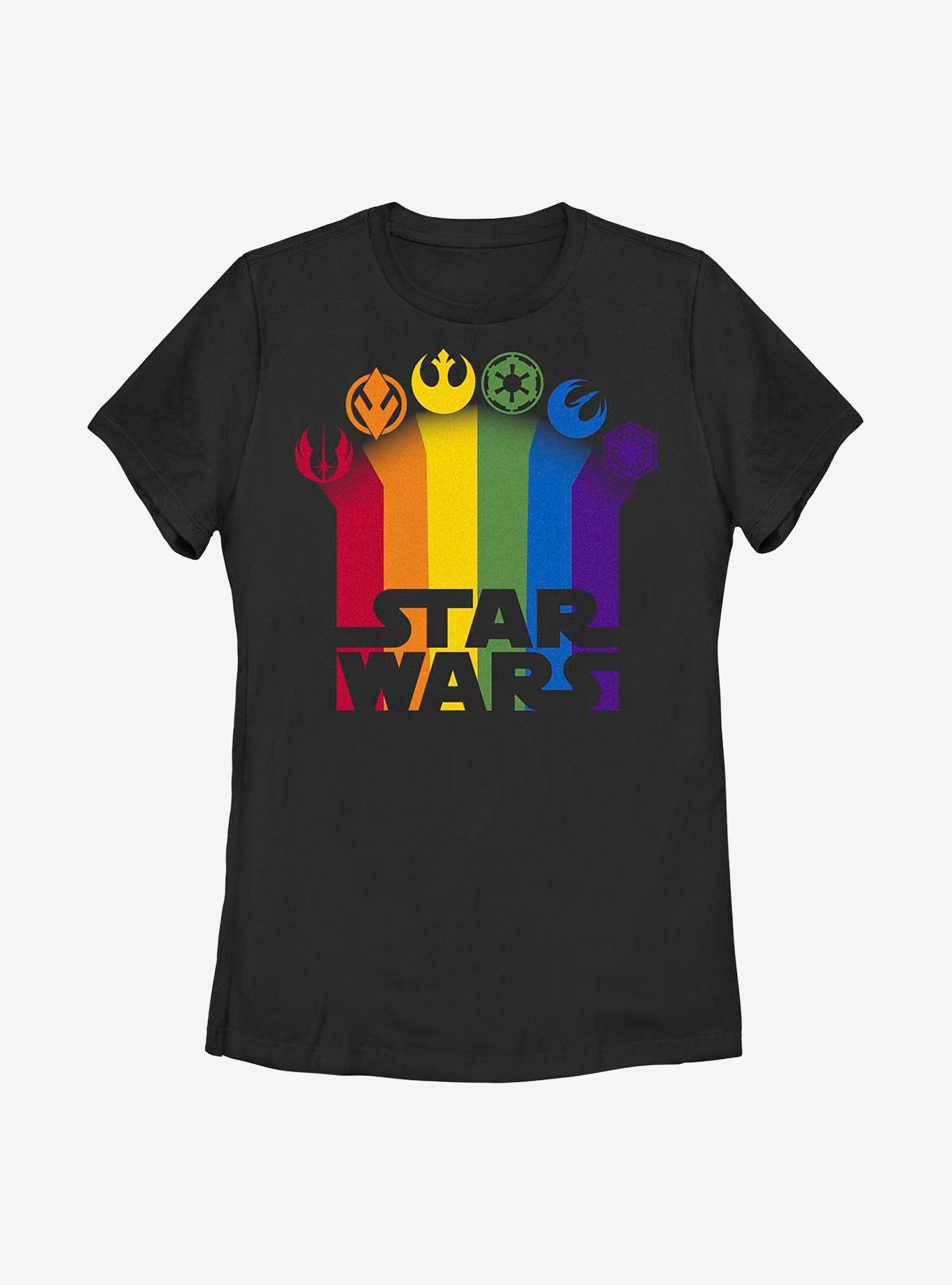 Star Wars Pride Icon Trails Logo T-Shirt, , hi-res