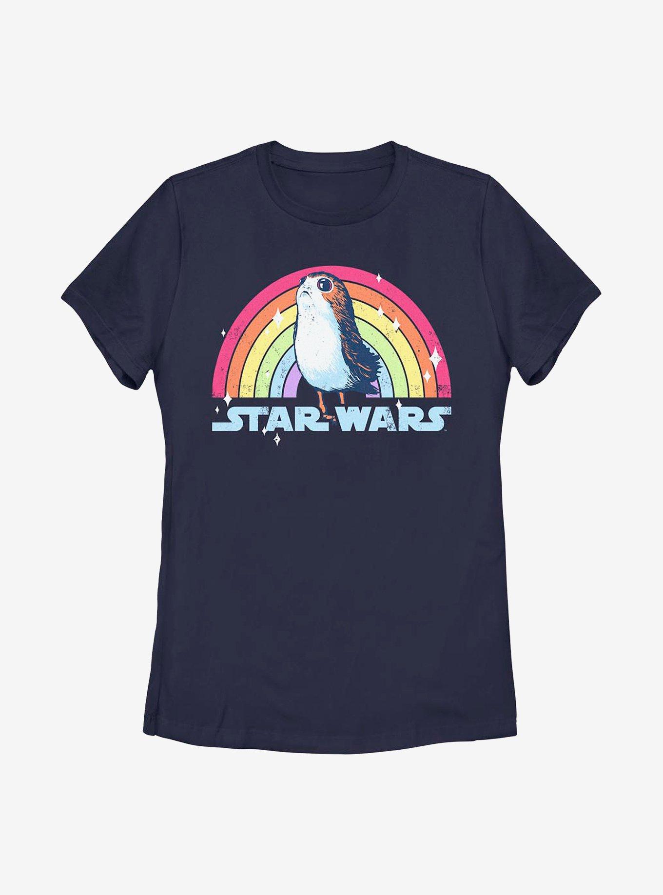 Star Wars Pride Porg Rainbow T-Shirt, NAVY, hi-res