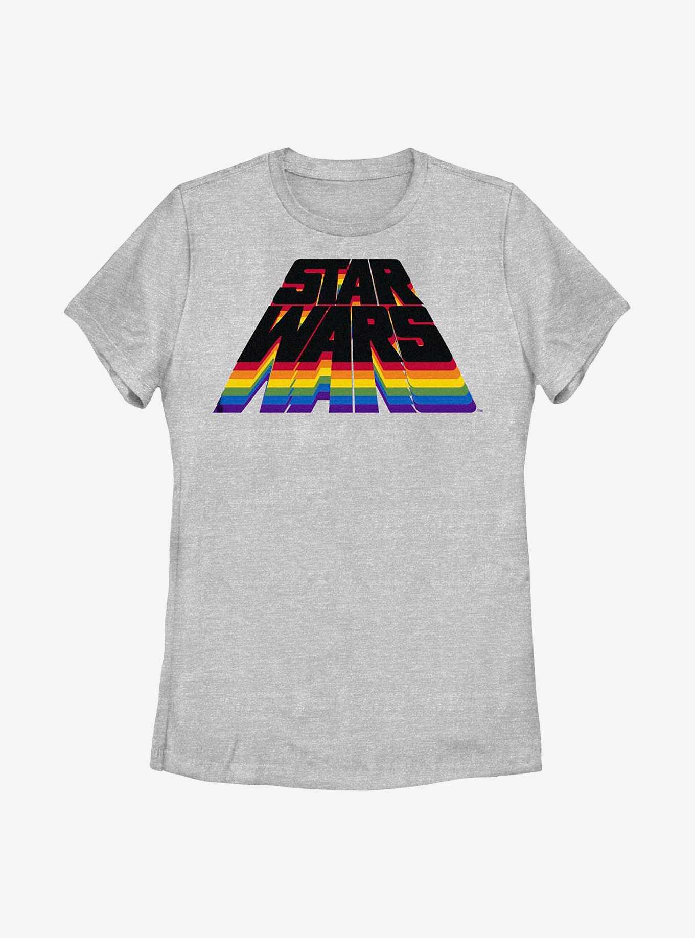 Star Wars Pride Rainbow Stack T-Shirt, , hi-res