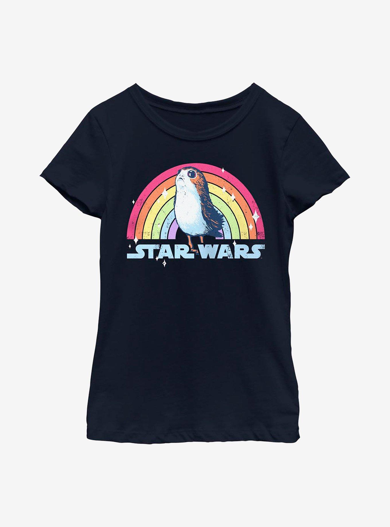 Star Wars Pride Porg Rainbow Youth T-Shirt, , hi-res