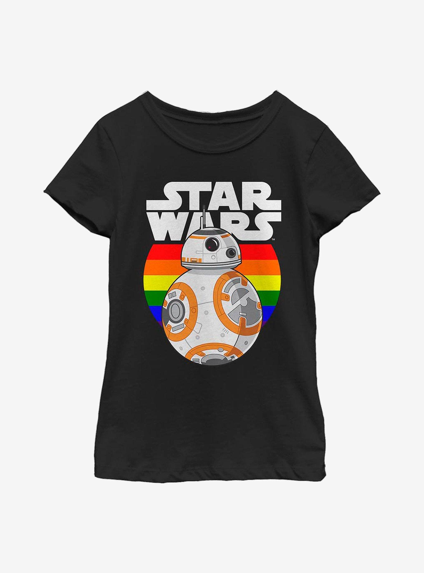 Star Wars Pride Rainbow Circle Youth T-Shirt, , hi-res