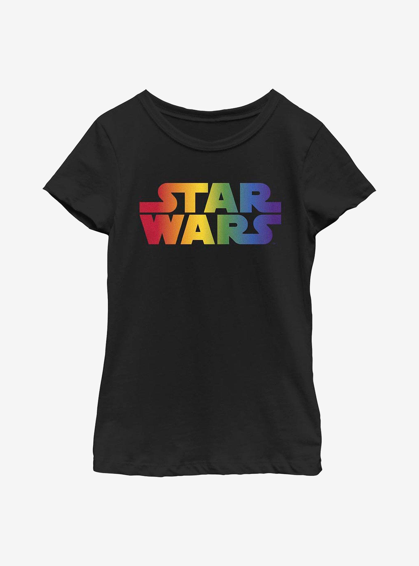 Star Wars Pride Rainbow Logo Youth T-Shirt, , hi-res