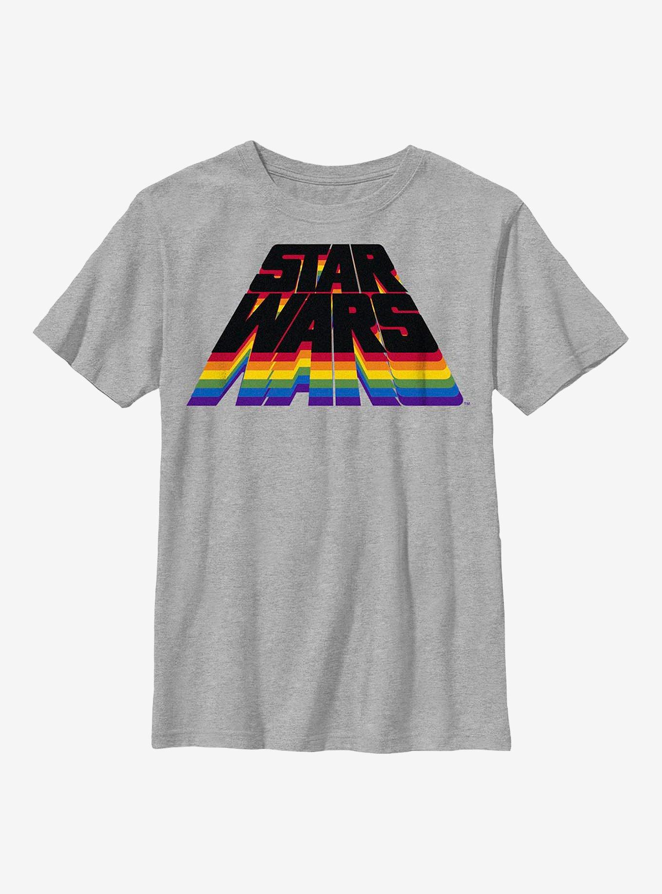 Star Wars Pride Rainbow Stack Youth T-Shirt, , hi-res