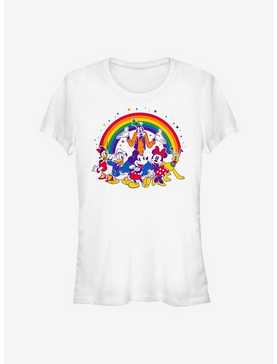 Disney Mickey Mouse Group Rainbow Pride T-Shirt, , hi-res