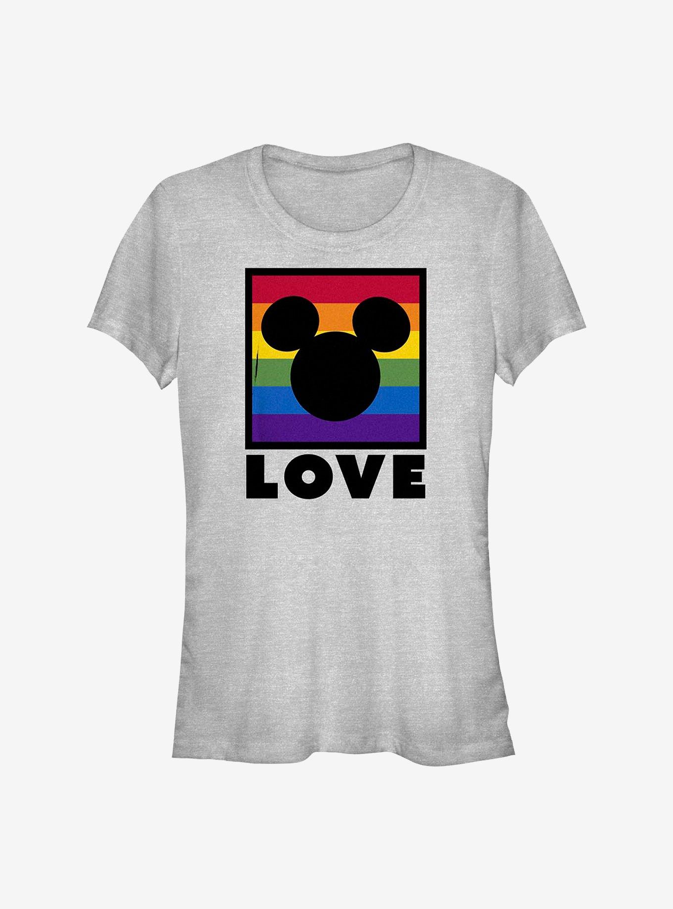 Disney Mickey Mouse Love Rainbow Box T-Shirt