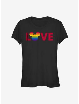 Disney Mickey Mouse Love Rainbow Pride T-Shirt, , hi-res