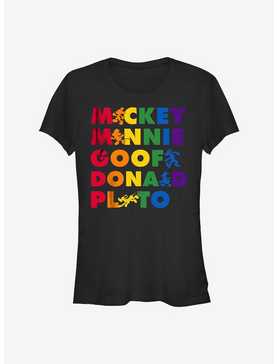 Disney Mickey Mouse Rainbow Friends T-Shirt, , hi-res