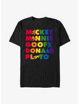 Disney Mickey Mouse Rainbow Friends T-Shirt, , hi-res