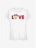Disney Minnie Mouse Minnie Love Rainbow Pride T-Shirt, WHITE, hi-res