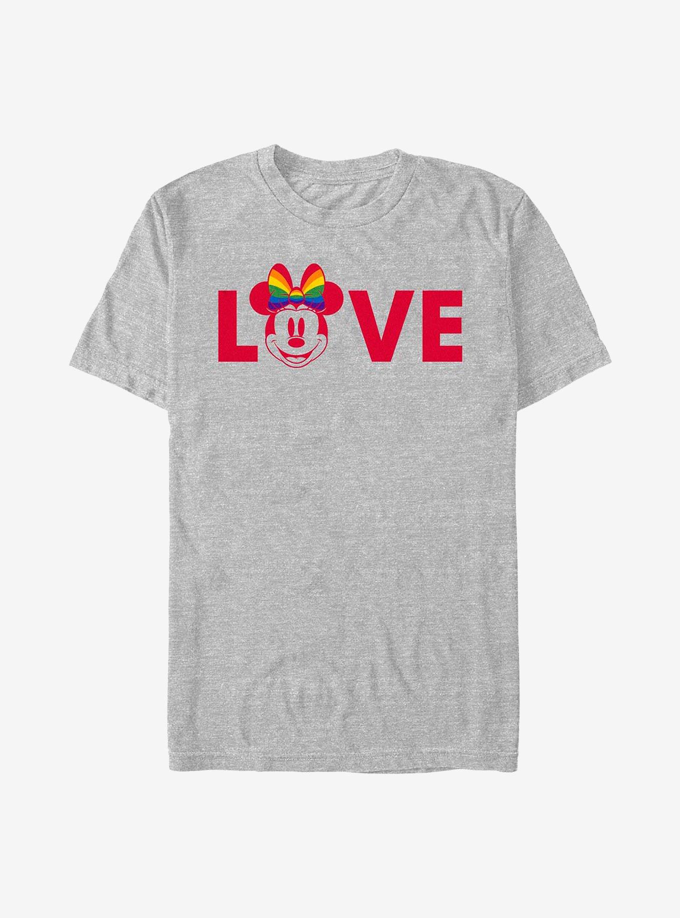 Disney Minnie Mouse Love Rainbow Pride T-Shirt