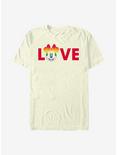 Disney Minnie Mouse Minnie Love Rainbow Pride T-Shirt, NATURAL, hi-res