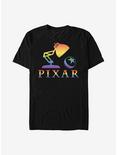 Disney Pixar Rainbow Logo T-Shirt, BLACK, hi-res