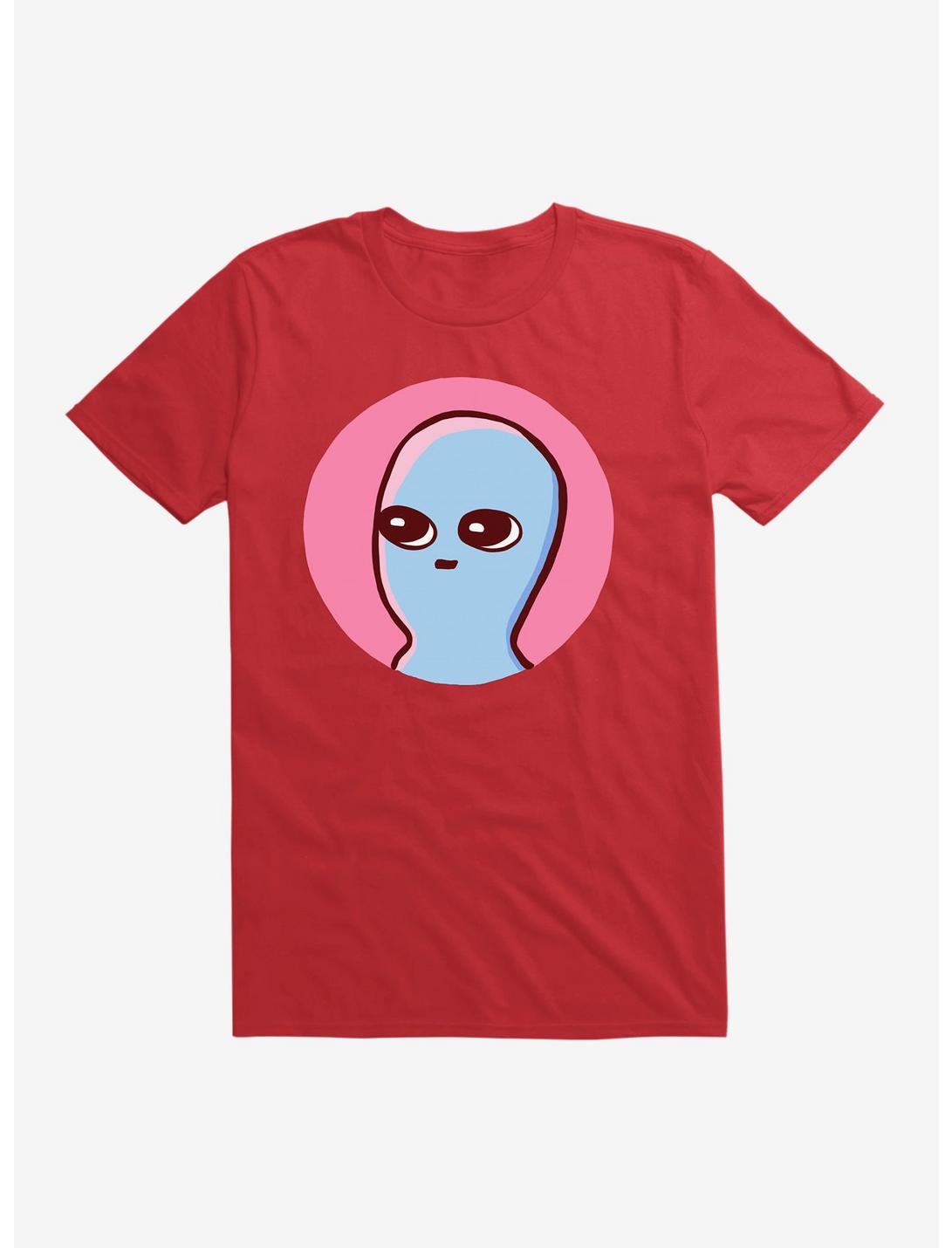 Strange Planet Icon T-Shirt, RED, hi-res