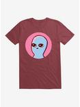 Strange Planet Icon T-Shirt, SCARLET, hi-res