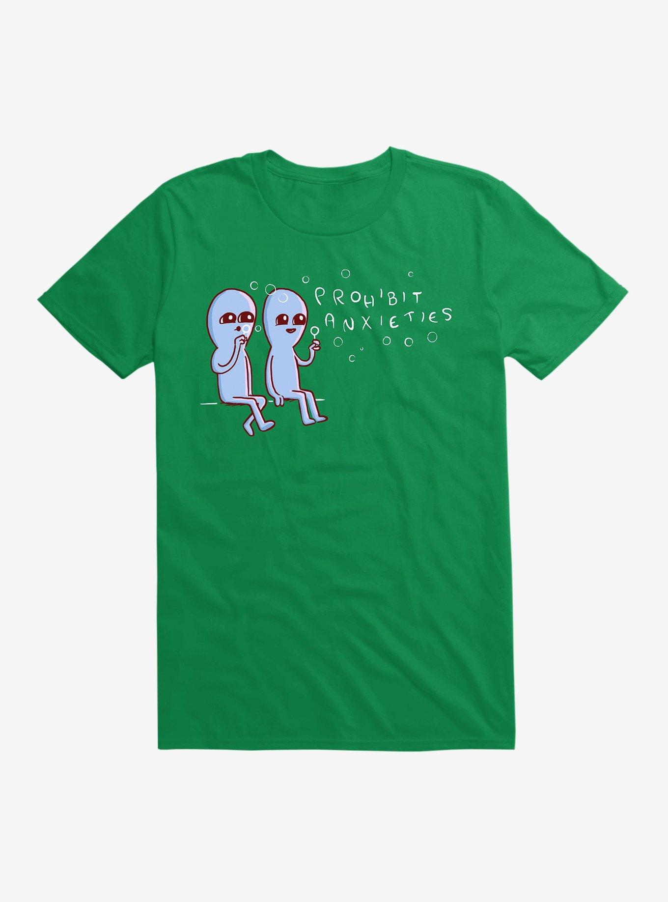 Strange Planet Prohibit Anxieties T-Shirt, , hi-res
