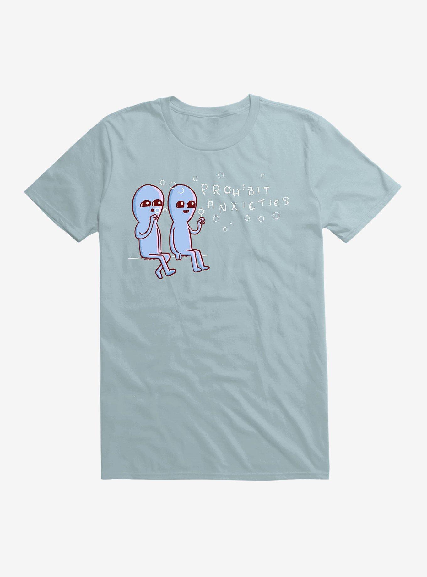 Strange Planet Prohibit Anxieties T-Shirt, , hi-res