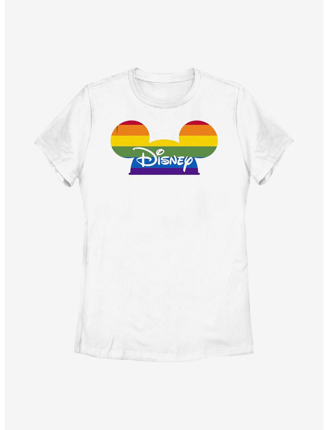 Disney Mickey Mouse Pride Hat T-Shirt, WHITE, hi-res