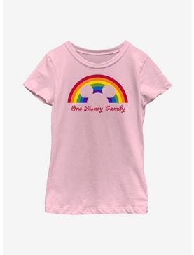 Plus Size Disney Mickey Mouse Pride Rainbow Family Youth T-Shirt, , hi-res