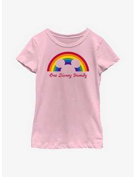 Disney Mickey Mouse Pride Rainbow Family Youth T-Shirt, , hi-res