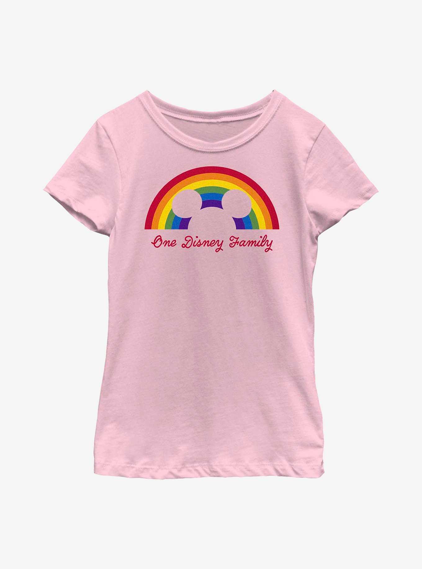Disney Mickey Mouse Pride Rainbow Family Youth T-Shirt, , hi-res