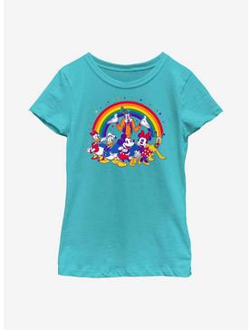 Plus Size Disney Mickey Mouse Pride Group Pride Youth T-Shirt, , hi-res